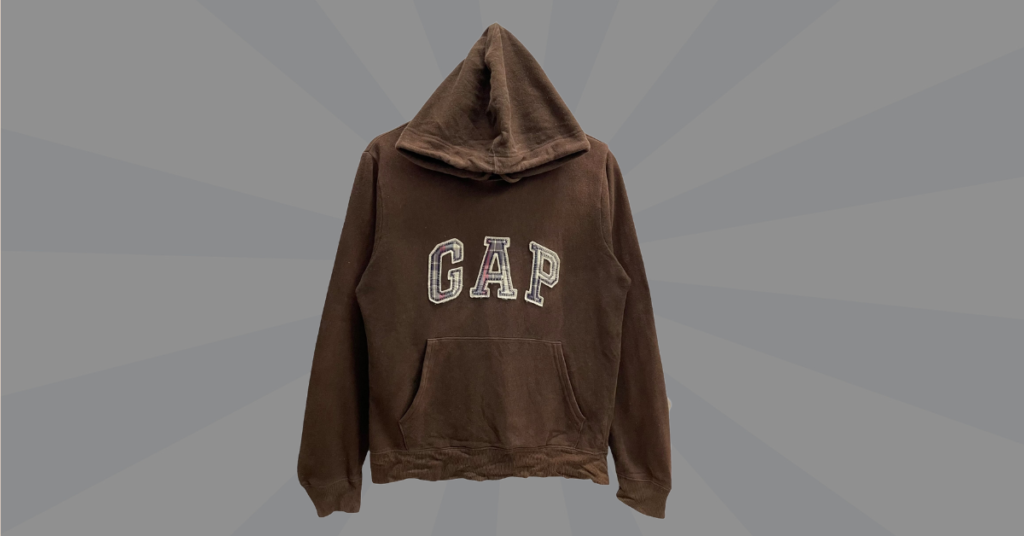 Brown gap hoodie