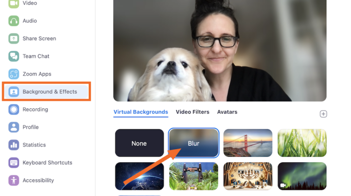 How to Blur Background in Zoom