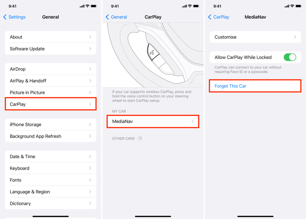How to Turn off Carplay